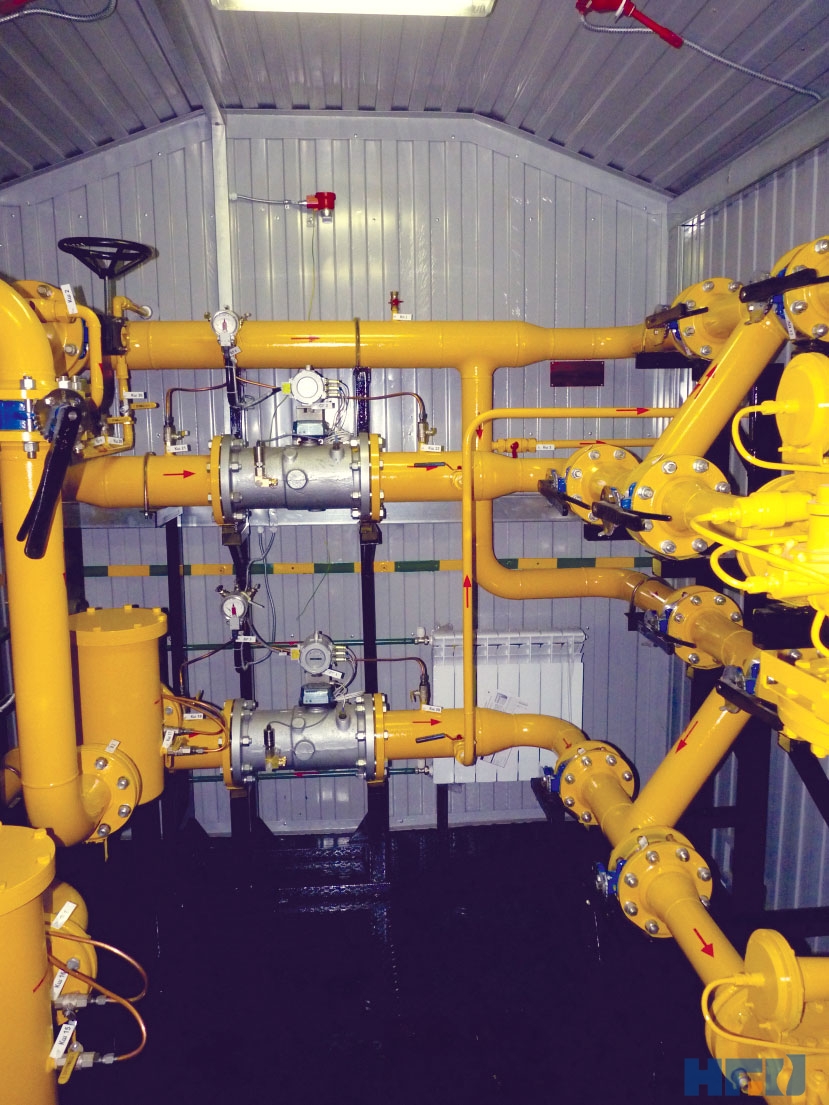 Узел замера газа в составе ПГБ Узел замера газа в составе ПГБ